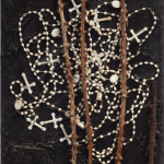 Derek Jerman. Prospettiva, 1990, Olio e tecnica mista, 48,4×30,8 cm.
