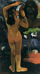 La Luna e la Terra, 1893. olio su tela, cm. 112 x 61 