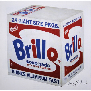 Cubo scultura Brillo ,1964