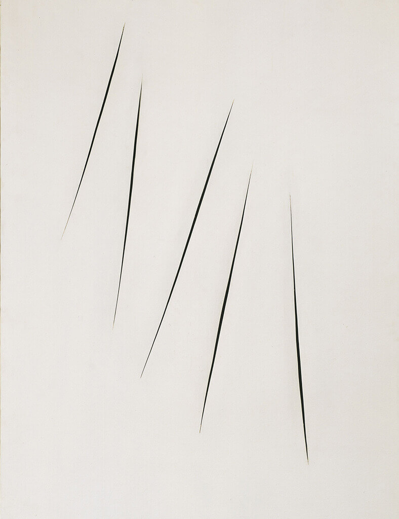 Concetto Spaziale Attese 1965 Fondazione Lucio Fontana Milano Katarte