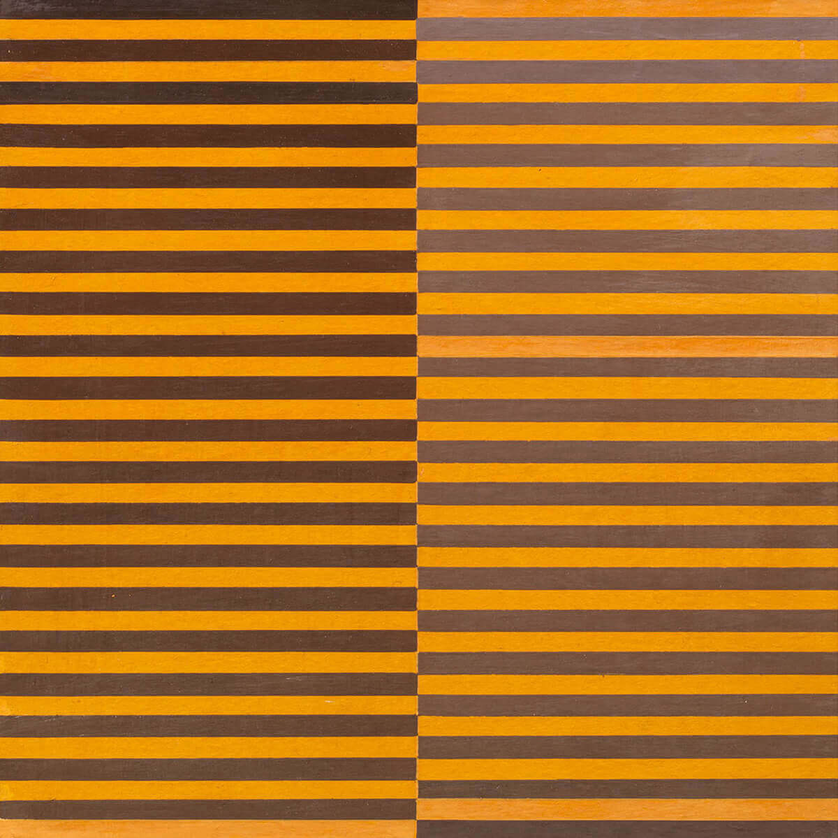 Dadamaino Ricerca Del Colore Nero Su Arancio 1966 68 Tempera Su Carta Poggiata Su Tela Cm x Katarte
