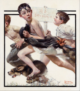 No swimming, 1921