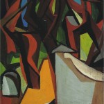 enato Guttuso. Houses among the Trees, 1947. Oil on canvas, 55 x 46 cm. Courtesy Galleria d’Arte Maggiore, Bologna