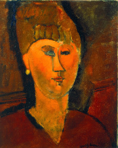 Amedeo Modigliani. Woman with red hair, 1915