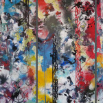 Futura. The constructivist. Spraypaint on canvas, cm. 400 x 300. 2015