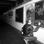 Keith Haring the red list - New York subway