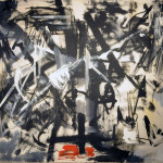 Emilio Vedova. Contemporary Crucifixion Contemporary- Cycle of protest N.4, 1953. Oil on canvas, cm. 130 x 170. GNAM - National Gallery of Modern and Contemporary Art, Rome. Photo: © Katarte.it