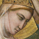 Giotto. Polyptych Baroncelli. Coronation of the Virgin, detail