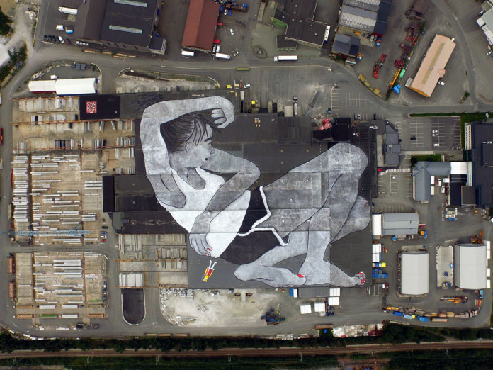 Nuart festival - Ella & Pitr paint the largest mural in the world