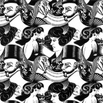 Escher-Eight heads