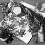 Escher. Reptiles, 1943. Lithography