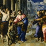 El Greco - Healing of the Blind, oil on canvas - 1573-1574
