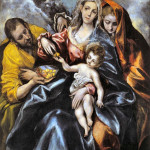 El Greco - The Holy Family with St. Mary Magdalene - 1595