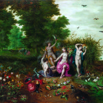 Jan Brueghel the Younger and Hendrick van Balen. Allegory of four Elements, 1595 - 1600. Private Collection