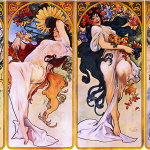 Alfons Mucha - Four seasons