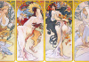 Alfons Mucha - Four seasons - 1895