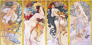 Alfons Mucha - Four seasons - 1895
