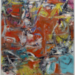 Willem de Kooning. Composition, 1955. Oil, enamel and charcoal on canvas, 201 x 175.6 cm. New York, or the Solomon R. Guggenheim Museum. Legacy Hannelore B. Schulhof, 2012