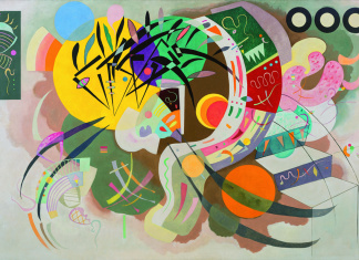 Wassily Kandinsky. Dominant curve, 1936. Oil on canvas. Solomon R. Guggenheim Museum. Solomon R. Guggenheim Founding Collection, New York / Ph. Kristopher McKay