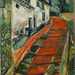 Chaïm Soutine – La scala rossa a Cagnes. 1918 circa. Olio su tela