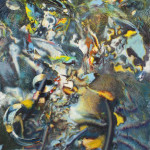 Cromatismi, olio su tavola, 2013