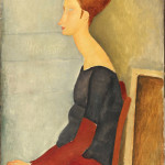 Modigliani – Ritratto di Ieanne Hébuterne. 1918. Olio su tela