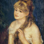 pierre_auguste_renoir_1_Pierre August Renoir. giovane donna che si pettina, 1876_