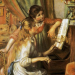 Pierre August Renoir. Ragazze al piano, 1892