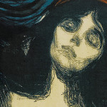4.Edvard Munch, Madonna, 1895-1902. Dettaglio.