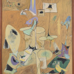 Arshile Gorky. The Betrothal II, 1947. Olio su tela, 128,9×96,5 cm.