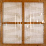 Carla Accardi. Grande trasparente, 1975, sicofoil su telaio di legno, cm 170 x 170