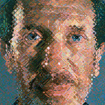 Chuc Close. Arne, 1999-2000, Olio su tela, 259,1 x 213,4 cm.