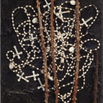 Derek Jerman. Prospettiva, 1990, Olio e tecnica mista, 48,4×30,8 cm.