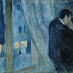 Edvard Munch bacio-alla-finestra, 1892