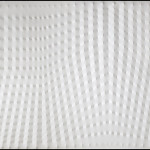 Enrico Castellani. Superficie bianca, 1976, acrilico su tela, cm. 208×285