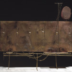 Fausto Melotti. Progetto per fontana, 1983, Ottone. 49 x 56 x 17 cm.