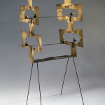 Fausto Melotti. Senza perchè, 1974, Ottone , 84 x 57,5 x 28 cm.