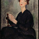 Amedeo Modigliani, Ritratto di Dédie, 1918, olio su tela, 92×60 cm.
