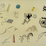 Francesco Clemente.  Pitture barbare, 1976, gouache e inchiostro su carta, cm. 113×150