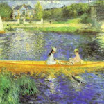 Pierre August  Renoir. Le rive della Senna a Asnières, 1879