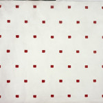 Niele Toroni. Senza titolo, 1974, olio su tela, cm. 180×200