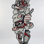 Jean Dubuffet. Il sorvegliante, 1972, pittura su resina stratificata