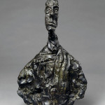 Alberto Giacometti. La Grande testa di Diego, Bronzo, 1955, Altezza 65 cm.