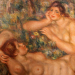 Pierre August Renoir. Particolare delle Bagnanti, 1919