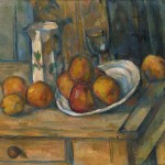 Paul Cézanne. Natura morta con brocca e frutta, 1900 ca, olio su tela