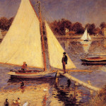 Pierre Auguste Renoir. L a Senna ad argenteuil, 1874