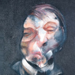 Francis Bacon. Autoritratto, 1971, Olio su tela, 35.5 x 30.5 cm.