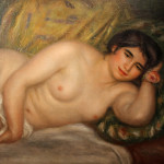 Pierre August Renoir. Donna nuda distesa, Gabrielle, 1906