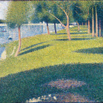 Georges Seurat. Paesaggio studio per la Grande Jatte, 1884, olio su tela