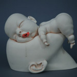 Sculture in ceramica dell’artista di Hong Kong Johnson Tsang